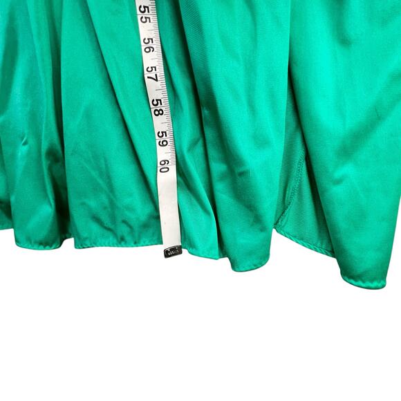 Vintage Lady Romance Nightgown Set Womens 3X Green Satin Lace Trim Feminine - Picture 13 of 16